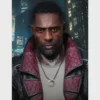Idris Elba Cyberpunk 2077 Leather Coat