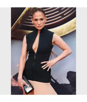 Jennifer Lopez The Flash 2023 Black Vest