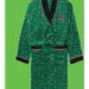 Lollapalooza Green Satin Robe