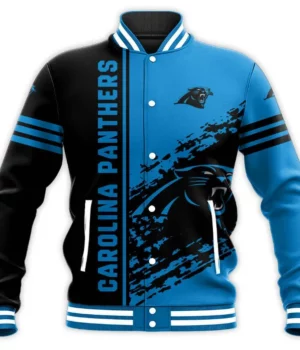 Lorne Carolina Panthers Football Varsity baseball Jacket