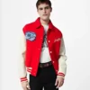 Louis Vuitton Red Varsity Jacket For Men And Women