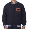 Neel NFL Chicago Bears Blue Varsity Jacket