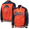 Nelsen Chicago Bears Team Satin Varsity Jacket