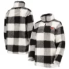 Ossie Cincinnati Bengals Pullover Plaid Sherpa Jacket