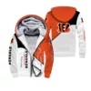 Pennie Cincinnati Bengals Sherpa Hooded Jacket