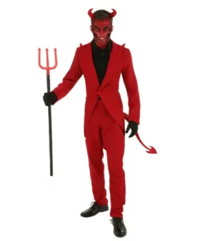 Red Devil Halloween Costume Suit