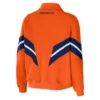 Shop NFL Osbert Denver Broncos Orange Full-Zip Bomber Jacket For Men