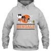 Snoopy Cincinnati Bengals Grey Hoodie
