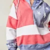 Tricia Fix American Flag Pullover Hoodie