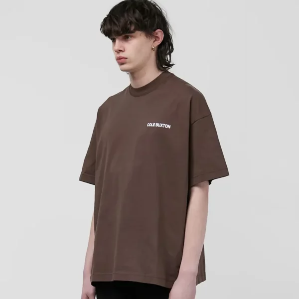 Buy Cole Buxton Brown T-Shirt For Men And Women