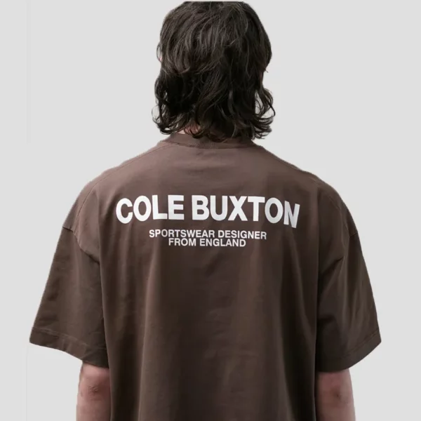 Buy Cole Buxton Brown T-Shirt back