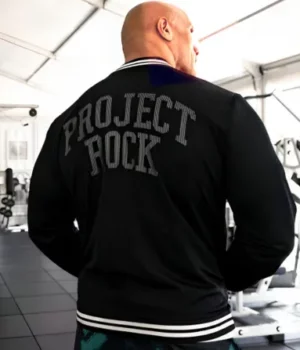Dwayne Johnson Project Rock Varsity Jacket
