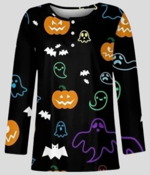 Halloween Black Spooky Sweatshirt