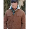 Matt Wells Christmas On The Alpaca Farm 2023 Brown Jacket