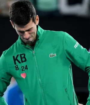 Novak Djokovic Kobe Bryant Green Track Jacket For Men And Women