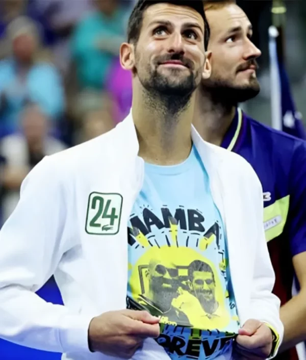 Novak Djokovic Kobe Mamba Forever Cotton T-Shirt For Sale