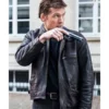 Sam Worthington Leather Black Jacket