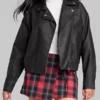 Women’s Wild Fable Black Leather Jacket For Sale
