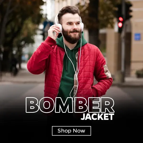 bomber jacket category banner