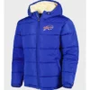 Buffalo Bills Blue Puffer Jacket