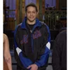 SNL Pete Davidson Mets Black And Blue Jacket