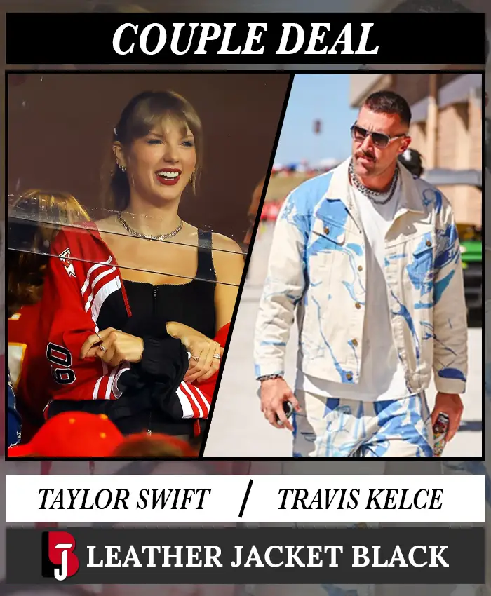Taylor Swift and Travis Kelce Couple Jacket