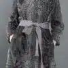 Women Real Persian Lamb Fur Trench Coat