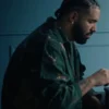 Drake First Person Shooter Dog Green Printed Cotton Shirt