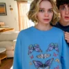 Family Switch Emma Myers Butterfly Sweatshirt