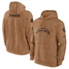 Los Angeles Chargers Salute to Service Club Brown Hoodie