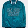 San Jose Sharks Letterman Varsity Jacket