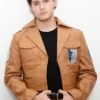Attack On Titan Brown Leather Jacket