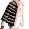 Chinchilla Pink Fur Jacket