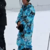 Justin Bieber Aspen Vacation Ski Blue Suit