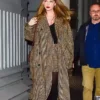 Taylor Swift NYC Tweed Brown Coat