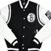 8 Ball Brooklyn Nets Motto Varsity Jacket