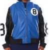 8 Ball Leather Vintage Bomber Jacket