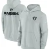 Las Vegas Raiders Sideline Grey Pullover Hoodie