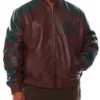 Men’s 8 Ball Bomber Leather Jacket