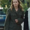 Jocelyn Hudon Movie Sniper Rogue Mission Mary Jane Green Wool Jacket