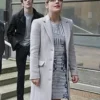 The Flash S01 Felicity Smoak Grey Coat