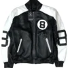 The Original 8 Ball Bomber Leather Jacket