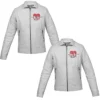 Valentine Day Couples Love Beat White Leather Jacket