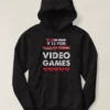 Valentine V Is for Video Game Gamer Hearts Hoodie