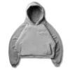 Vwoollo Double Layered Puffy Grey Hoodie