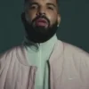 Drake 2023 Laugh Now Cry Later Pink Bomber Jacket