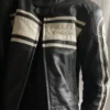Hein Gericke Black And White Leather Jacket