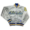 Milwaukee Brewers Grey Varsity Jacket