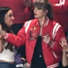 Super Bowl Lviii Erin Andrews Chiefs Red Bomber Jacket