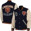 Chicago Bears Letterman Varsity Jacket